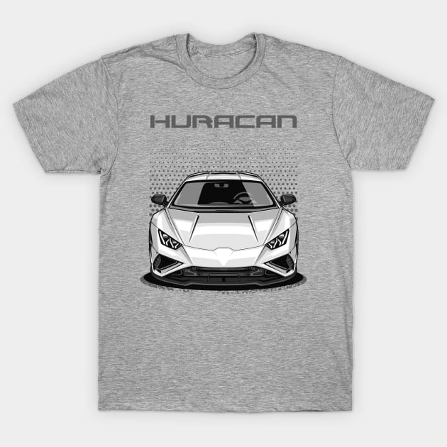 Huracan LP610-4 (Impact White) T-Shirt by Jiooji Project